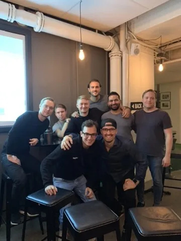 A group from the Stockholm years